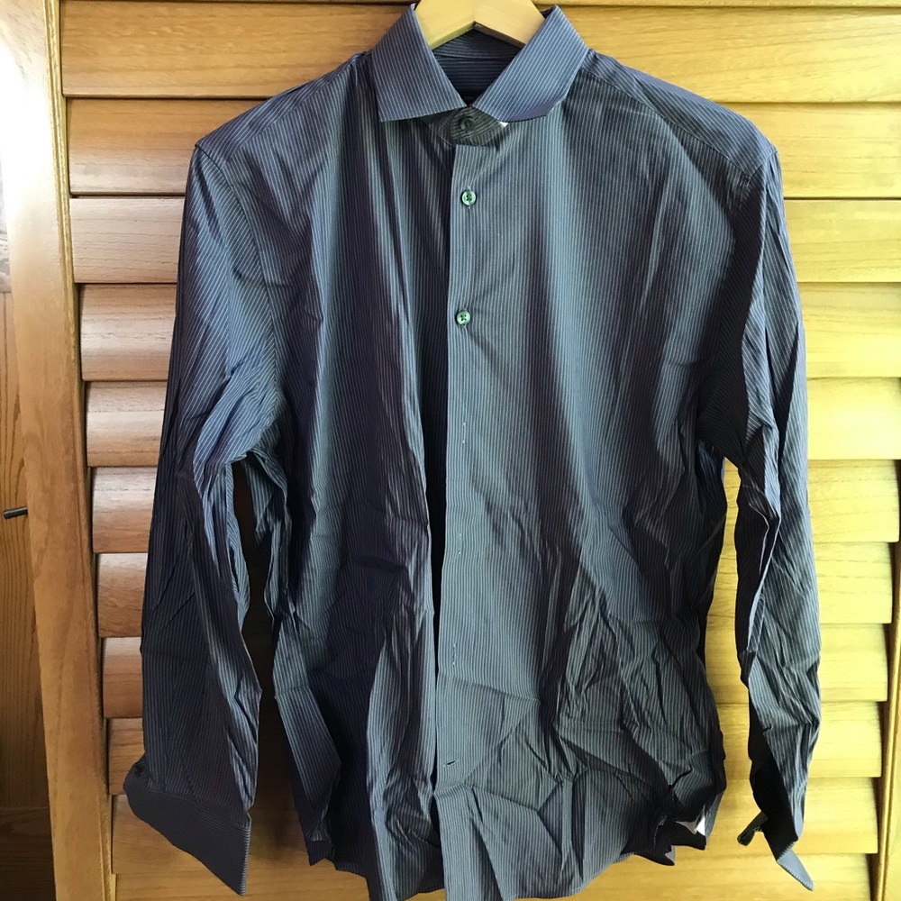 Striped JOHN VARVATOS Dress Shirt - BARGAIN PRICE!